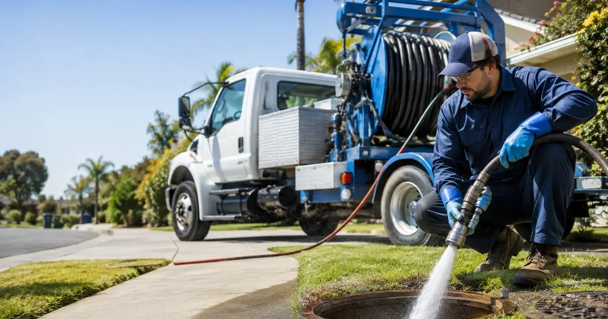 Hydro jet sewer cleaning Dinuba