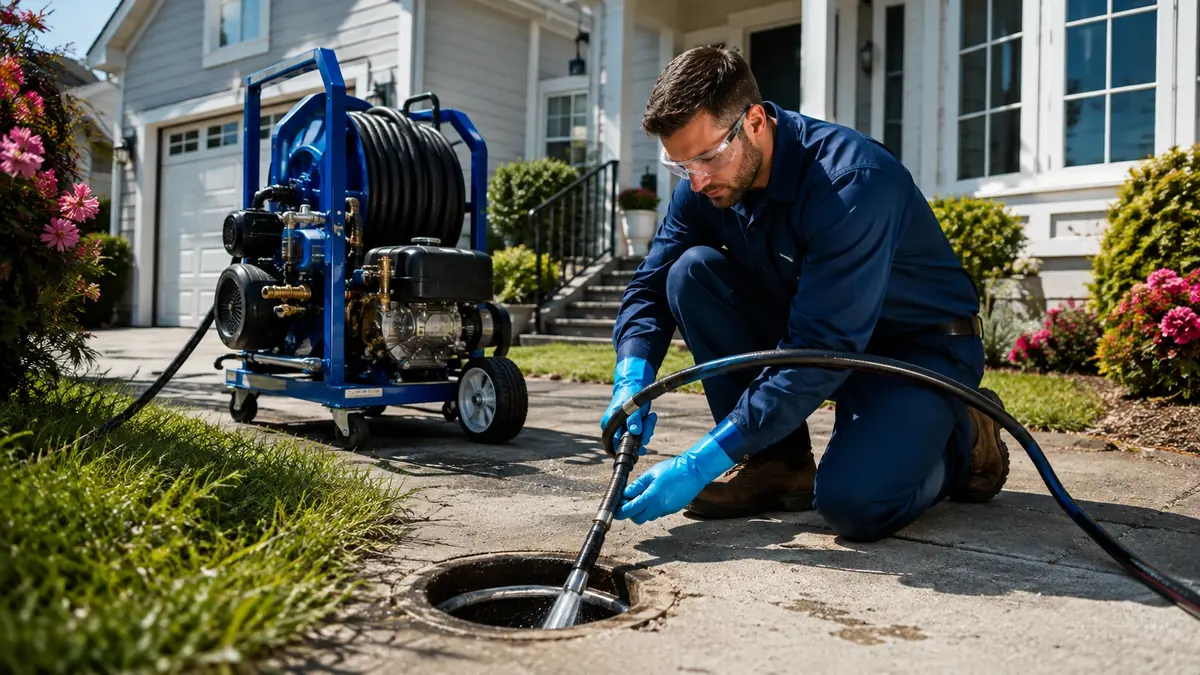Residential Hydro Jet Drain Cleaning in Dinuba