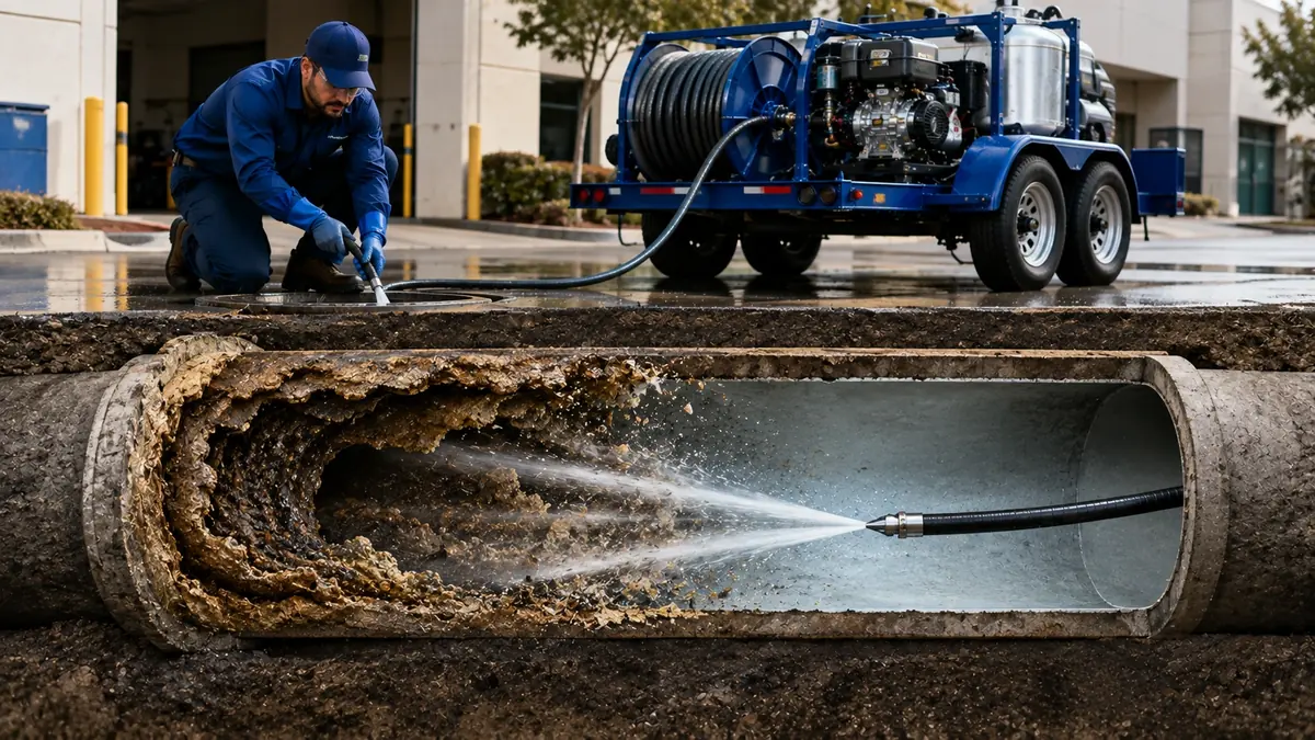 Sewer Pipe Descaling in Dinuba